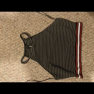 Striped crop top
